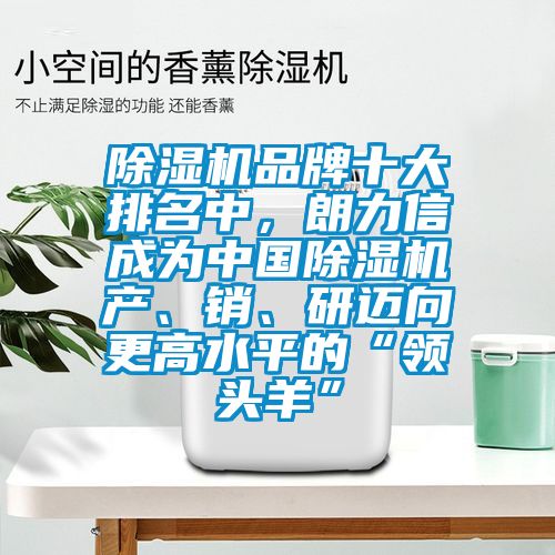 除濕機品牌十大排名中，朗力信成為中國除濕機產、銷、研邁向更高水平的“領頭羊”
