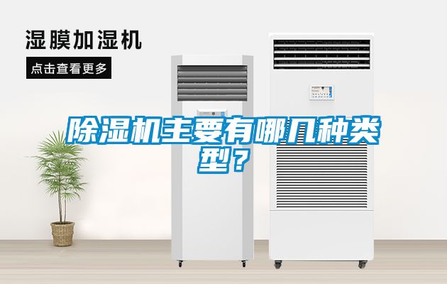 除濕機主要有哪幾種類型？