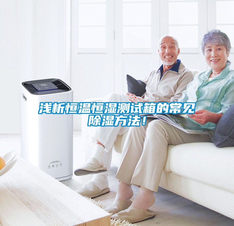 淺析恒溫恒濕測試箱的常見除濕方法！