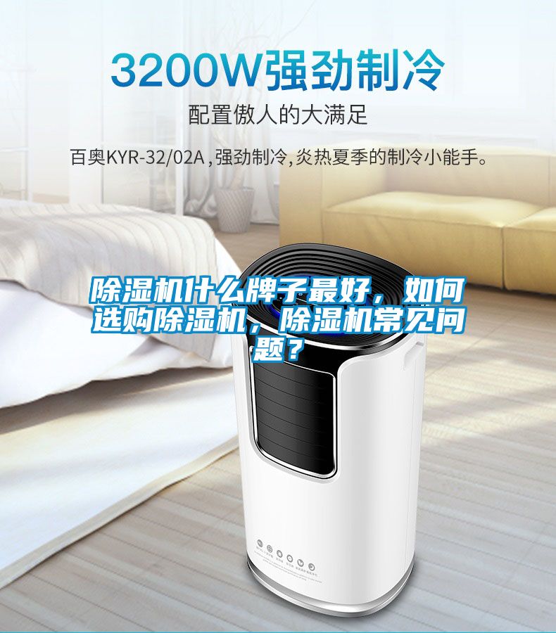 除濕機什么牌子最好，如何選購除濕機，除濕機常見問題？