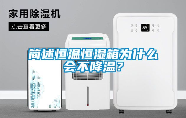 簡述恒溫恒濕箱為什么會不降溫？