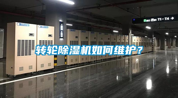 轉輪除濕機如何維護？