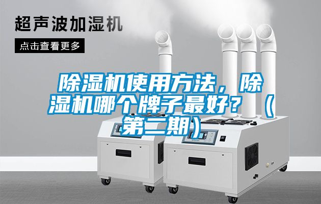 除濕機使用方法，除濕機哪個牌子最好？（第二期）