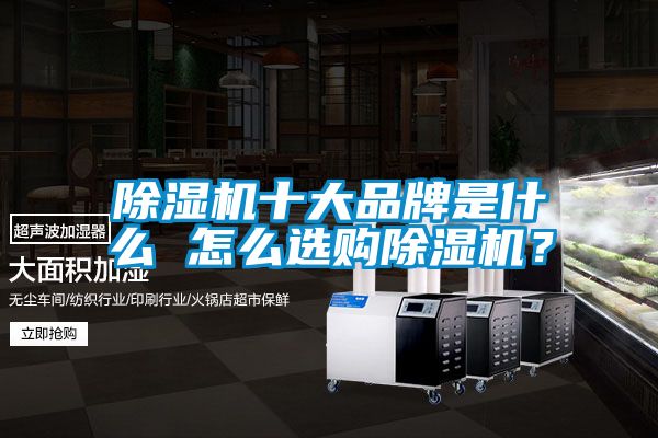 除濕機十大品牌是什么 怎么選購除濕機？