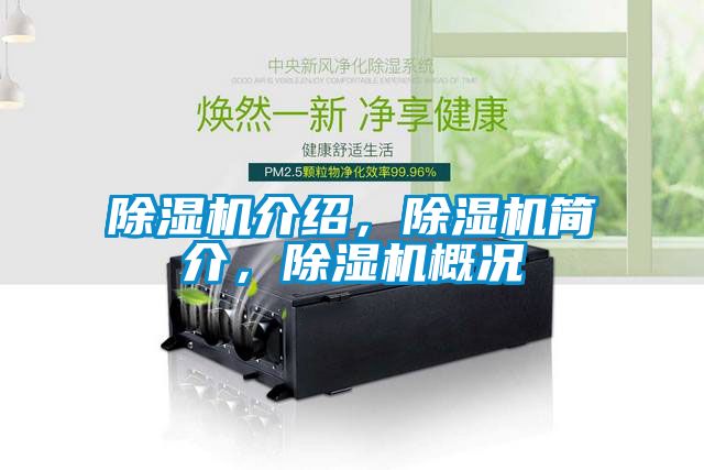 除濕機介紹，除濕機簡介，除濕機概況