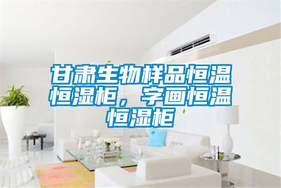 甘肅生物樣品恒溫恒濕柜，字畫恒溫恒濕柜