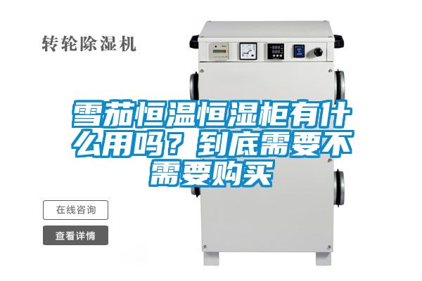 雪茄恒溫恒濕柜有什么用嗎？到底需要不需要購買