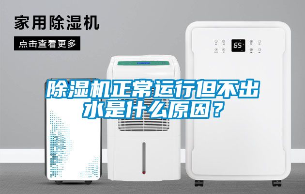 除濕機正常運行但不出水是什么原因？