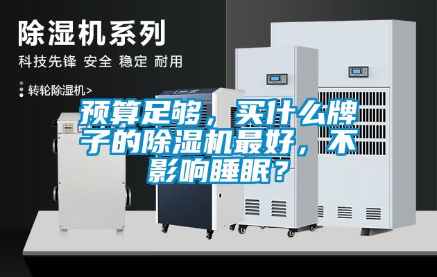 預算足夠，買什么牌子的除濕機最好，不影響睡眠？
