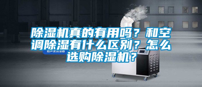 除濕機真的有用嗎？和空調除濕有什么區別？怎么選購除濕機？