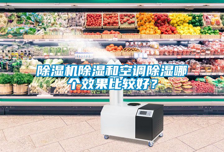 除濕機除濕和空調除濕哪個效果比較好？