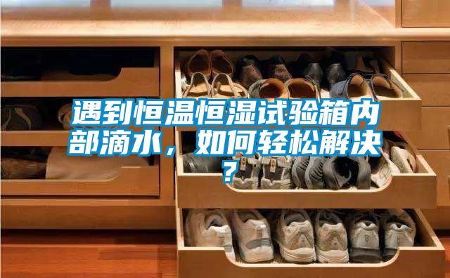 遇到恒溫恒濕試驗箱內部滴水，如何輕松解決？