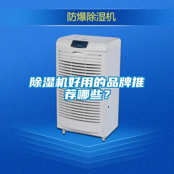 除濕機好用的品牌推薦哪些？