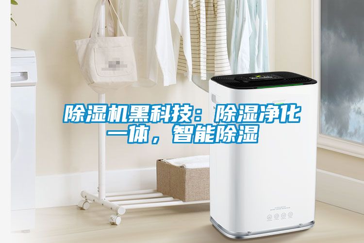 除濕機黑科技：除濕凈化一體，智能除濕