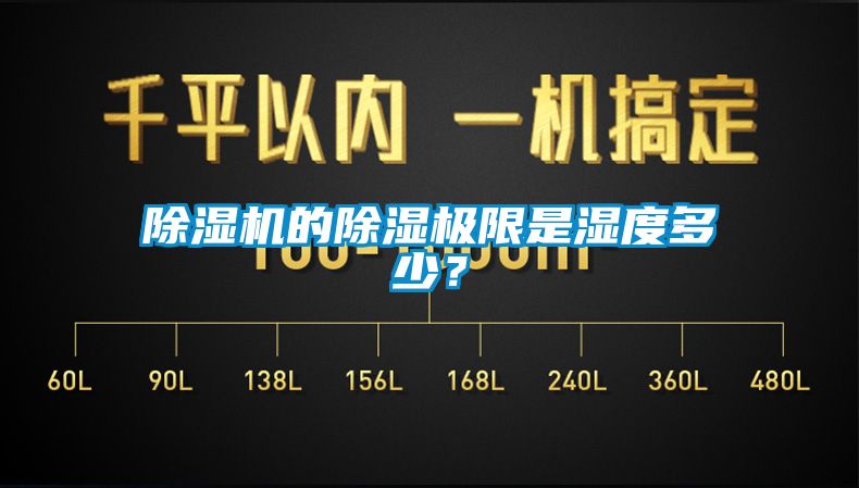 除濕機的除濕極限是濕度多少？