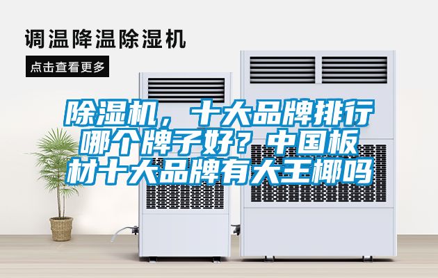 除濕機，十大品牌排行哪個牌子好？中國板材十大品牌有大王椰嗎