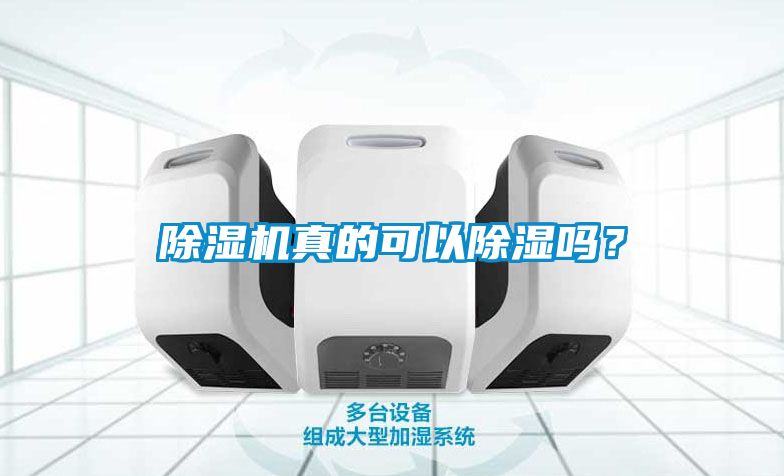 除濕機真的可以除濕嗎？
