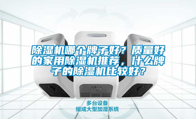 除濕機哪個牌子好？質量好的家用除濕機推薦，什么牌子的除濕機比較好？