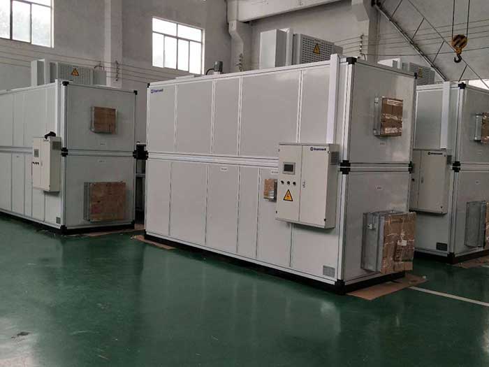 濟南銘威化工鋰電池鈷酸鋰零下40℃露點，三臺全新風轉輪除濕機組